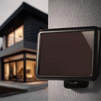 judesio lempute - Maclean MCE442 Solar Lamp LED Spotlight Motion Sensor Floodlight Wall Mount Light Twilight IP44 6W 6 - 9 nuotrauka
