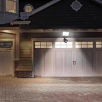 judesio lempute - Maclean MCE442 Solar Lamp LED Spotlight Motion Sensor Floodlight Wall Mount Light Twilight IP44 6W 6 - 11 nuotrauka
