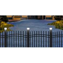 tvora - GreenBlue GB128 LED saulės lempa 100x100 mm, juoda (Black) su prieblandos jutikliu - 9 nuotrauka