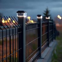 tvora - GreenBlue GB128 LED saulės lempa 100x100 mm, juoda (Black) su prieblandos jutikliu - 10 nuotrauka
