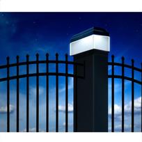 tvora - GreenBlue GB128 LED saulės lempa 100x100 mm, juoda (Black) su prieblandos jutikliu - 14 nuotrauka