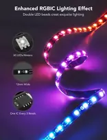 tv led juosta - Govee Envisual TV Backlight T2 RGBIC Wi-Fi/Bluetooth - 7 nuotrauka