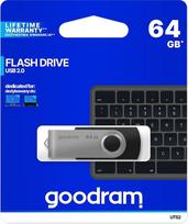usb 64 gb flash - GOODRAM 64GB UTS2 BLACK USB 2.0 | UTS2-0640K0R11 - 2 nuotrauka
