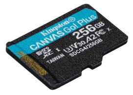 sd kortele 256gb - Kingston Canvas Go Plus 256GB microSDXC + SD Adapter - 4 nuotrauka