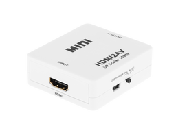 audi - Roger Adapter to Transfer HDMI to RCA Signal (+Audio) White - 2 nuotrauka