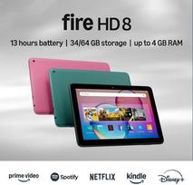 tablete - Amazon Fire HD8 2024 3GB/32GB Juodas (Black) - 7 nuotrauka