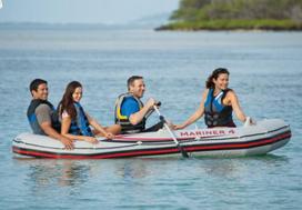 pripuciama valtis 4 - Pripučiama valtis Intex Mariner 4 Boat Set - 3 nuotrauka