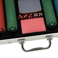 zetonas - Pokerio rinkinys lagaminėlyje su 500 žetonų - 6 nuotrauka