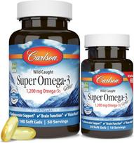 omega 3 - SUPER OMEGA-3 - norvegiški žuvų taukai, 100+30 kapsulių - 2 nuotrauka