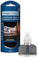 Namų kvapas, papildymas Yankee Candle ScentPlug Electricrefill Black Coconut, 18.5 ml, 2 vnt. Juoda sp.