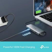usb type c hdmi - TP-Link UH6120C USB-C 6-Port Hub Pilkas (Grey) - 3 nuotrauka
