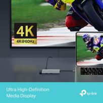 usb type c hdmi - TP-Link UH6120C USB-C 6-Port Hub Pilkas (Grey) - 5 nuotrauka