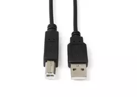 usb a to usb a - MicroConnect USB 2.0 A to B 1.8m Juodas (Black) - 2 nuotrauka