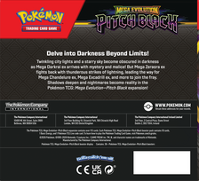 pokemon tcg - Pokemon TCG Mega Evolution ME05 Pitch Black (Juodžiausia Tamsa) booster paketas - 3 nuotrauka