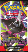 pokemon tcg - Pokemon TCG Mega Evolution ME05 Pitch Black (Juodžiausia Tamsa) booster paketas - 5 nuotrauka