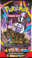 pokemon tcg - Pokemon TCG Mega Evolution ME05 Pitch Black (Juodžiausia Tamsa) booster paketas - 7 nuotrauka