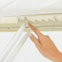 brabantia lyginimo lenta b 124x38 cm - Lyginimo lenta Brabantia Soothing Sea, mėlyna sp./žalia sp., 124 x 38 cm - 3 nuotrauka