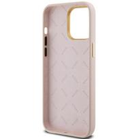 15 pro silicone case - Dėklas GUESS GUHCP15XSMBSLP IPHONE 15 PRO MAX 6.7 "Rožinis/Rožinis HARDCASE SILICONE SCRIPT METAL LOGO & FLAME - 3 nuotrauka