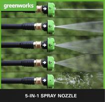 akumuliatorinis auksto slegio - Greenworks G24PWK4, 24V, 4Ah - 5 nuotrauka