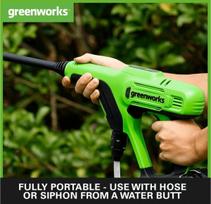 akumuliatorinis auksto slegio - Greenworks G24PWK4, 24V, 4Ah - 6 nuotrauka