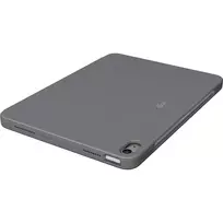 suomei - Logitech Combo Touch QWERTY Danų, suomių, norvegų, švedų (Pilka) - 2 nuotrauka