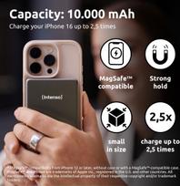 10000 power bank - Intenso MW10000, 10000mAh, pilkas (grey) - 5 nuotrauka