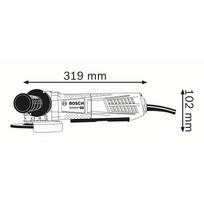 bosch kampinis slifuoklis - Kampinis šlifuoklis Bosch GWX 15-125 PS X-Lock - 2 nuotrauka