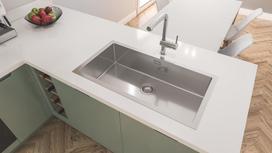 virtuvine kriaukle plautuve - Nerūdijančio plieno plautuvė Grohe K700, 31580SD0 - 4 nuotrauka
