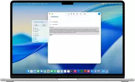 mac m - Apple MacBook Air 13.6", M5 10C CPU, 16GB, 1TB, 10C GPU, Mac OS, Midnight (Vidurnakčio) - 5 nuotrauka