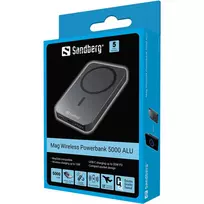 5000 mah power bank - Sandberg 420-96 Magnet Wireless Powerbank 5000 ALU - 2 nuotrauka