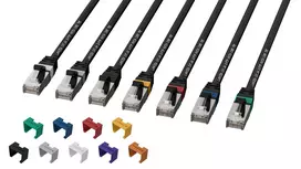 tinklo kabeliai 30m - Lanview CAT6A S/FTP tinklo kabelis 30m Juodas (Black) - 2 nuotrauka