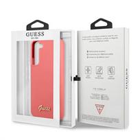 samsung s22 plus - Guess "GUHCS22MLSLMGFU Silicone Metal Logo Script Case Galaxy S22 Plus" - 2 nuotrauka