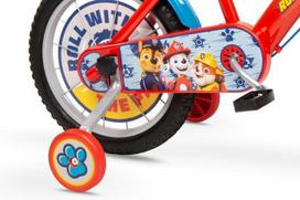paw patrol - Vaikiškas dviratis 16 colių Psi Patrol raudona, VCHTMATOI1678 - 5 nuotrauka