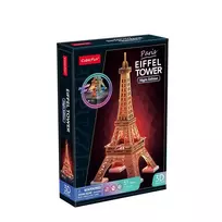 3d delione - Dėlionė CubicFun 3D Eifelio bokštas (naktinė versija) 05348 - 3 nuotrauka