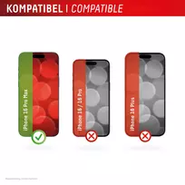 iphone 16 pro max ekranas - Displex Real Glass+ Case iPhone 16 Pro Max, 2D-Glass - 3 nuotrauka