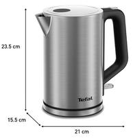 elektrinis virdulys 1.7 l - Tefal KI513D10 Sidabrinis (Silver) - 5 nuotrauka