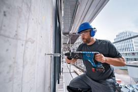 bosch 18v akumuliatoriai - BOSCH Professional GBH 18 V-28 D, SOLO, 18 V, be akumuliatorių ir krov - 9 nuotrauka