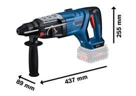 bosch 18v akumuliatoriai - BOSCH Professional GBH 18 V-28 D, SOLO, 18 V, be akumuliatorių ir krov - 11 nuotrauka