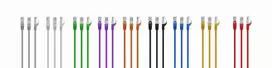 tinklo kabeliai utp cat 6 - Gembird Cable UTP Patch CAT 6 Red 1m - 3 nuotrauka