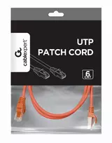 tinklo kabeliai utp cat 6 - Gembird Cable UTP Patch CAT 6 Red 1m - 5 nuotrauka
