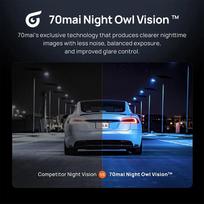 vaizdo registratorius 70mai - 70Mai DASHCAM 4K OMNI/X800 Juodas (Black) - 3 nuotrauka