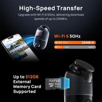 vaizdo registratorius 70mai - 70Mai DASHCAM 4K OMNI/X800 Juodas (Black) - 6 nuotrauka