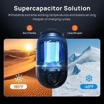 vaizdo registratorius 70mai - 70Mai DASHCAM 4K OMNI/X800 Juodas (Black) - 7 nuotrauka