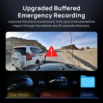 vaizdo registratorius 70mai - 70Mai DASHCAM 4K OMNI/X800 Juodas (Black) - 8 nuotrauka