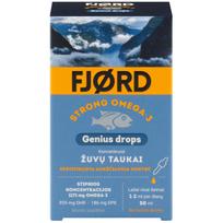 maisto papildai - FJORD žuvų taukai STRONG OMEGA-3 GENIUS DROPS, 50 ml - 4 nuotrauka