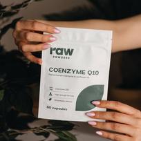 kofermentasi q10 100mg - RAW POWDERS Kofermentas Q10 100 mg, 60 kapsulių - 3 nuotrauka