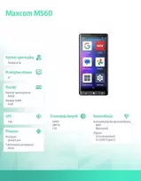 snapdragon 32gb - Maxcom MS601 4G Juodas (Black) - 6 nuotrauka