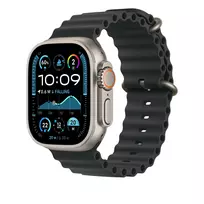 ocean band - Apple Ocean Band, 49 mm, natural titanium, black - Dirželis - 3 nuotrauka