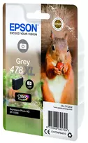 epson xp spausdintuvas - EPSON Singlepack Grey 478XL | C13T04F64010 - 2 nuotrauka