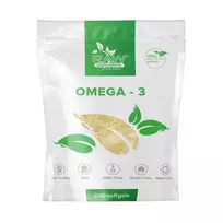 omega 3 - Raw Powders Omega-3 200kaps - 2 nuotrauka